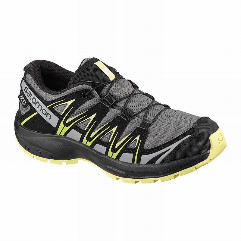 Salomon XA PRO 3D CLIMASALOMON™ WATERPROOF Zapatillas Trail Running Niños - Negras - Colombia (87549